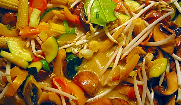 Thailändisches Curry-Gemüse