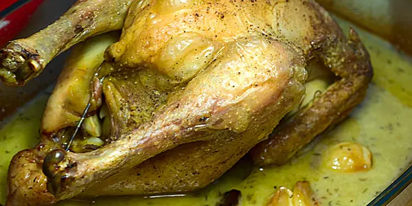 Poulet aux gousses d\'ail