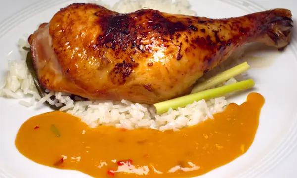 Teriyaki-Hähnchen mit Mango-Limetten-Sauce