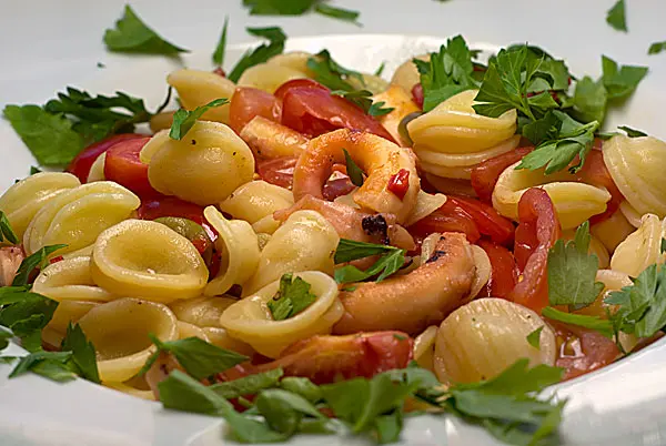 Orecchiette mit Pulpo