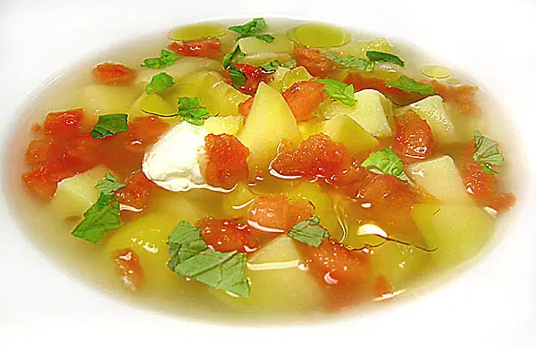 Kartoffel-Knoblauch-Suppe
