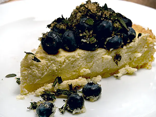 Blaubeer-Käse-Tarte