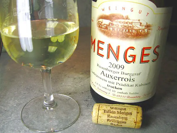 Menges Auxerrois 2009