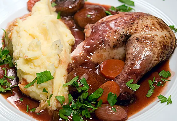 Coq au vin nach Anthony Bourdain