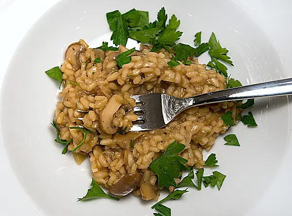 Risotto al funghi 