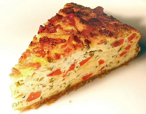 Paprika-Lauch-Quiche