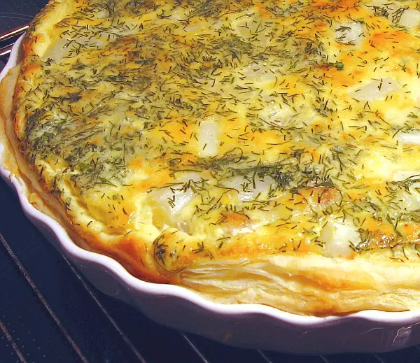 Spargel-Lachs-Quiche